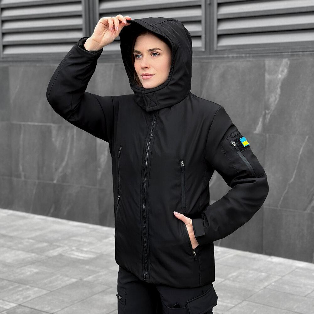 Жіноча зимова Куртка з капюшоном Pobedov Winter Jacket Motive ЗИМА В2 Жіноча Київ - фото 4