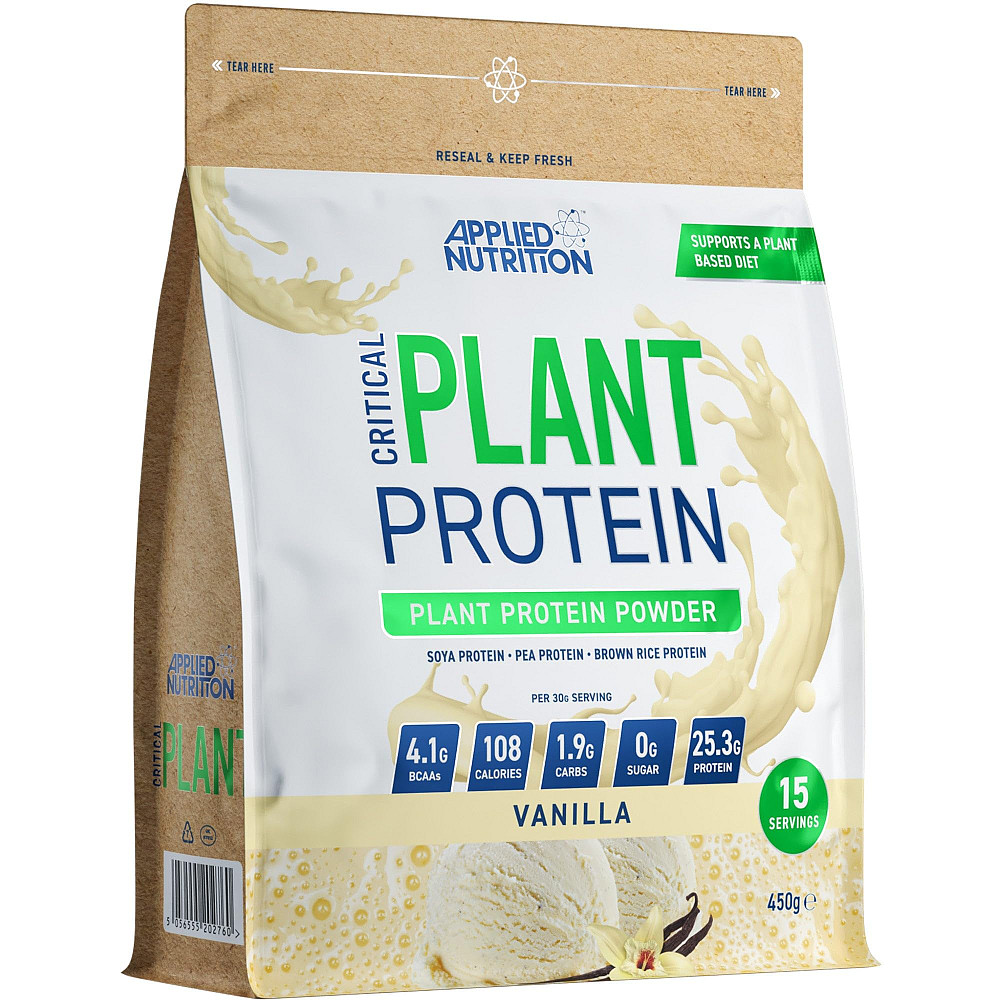 Протеїн Applied Nutrition Critical Plant Protein 450 г, Vanilla Луцьк - фото 1
