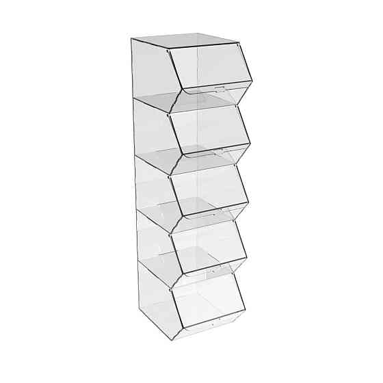 Диспенсер EKOSTAR вертикальный для мармеладов, снеков, орехов 5 ячеек Киев