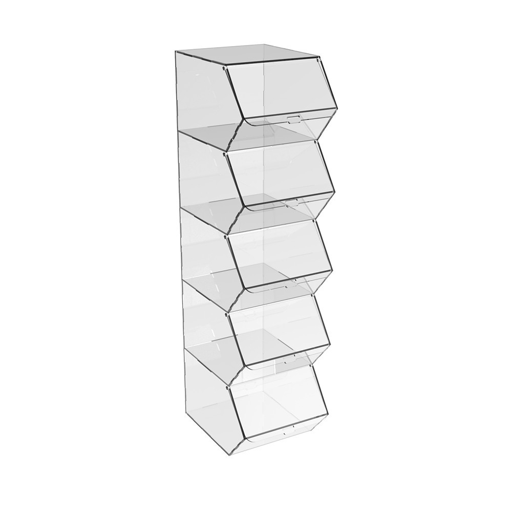 Диспенсер EKOSTAR вертикальный для мармеладов, снеков, орехов 5 ячеек Киев - изображение 3