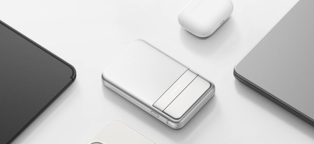 Power bank (Зовнішній акумулятор) EcoFlow RAPID Magnetic EF-RAPID10000-EU 10000 mAh 65W Qi2 MagSafe USB-C Silver Миколаїв - фото 7