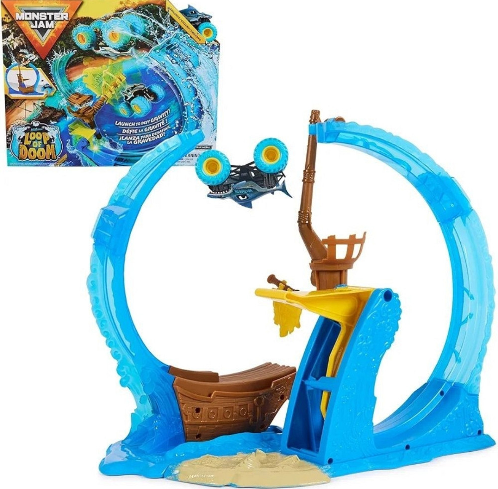 Трек Monster Jam Loop of Doom Stunt Playset Hot wheels. Харьков - изображение 7