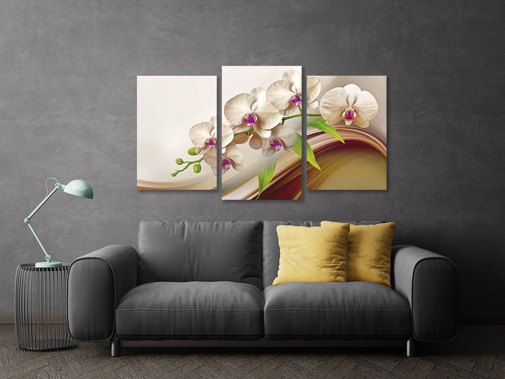 Модульная картина в гостиную / спальню  Орхідея Art-682_3 100x150 см Київ - фото 3