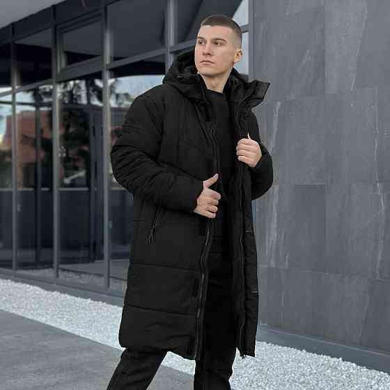 Мужская зимняя куртка черная Pobedov Legas Киев