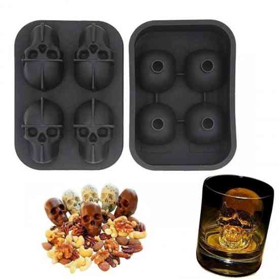 Форма для льоду Череп 4шт Вінниця