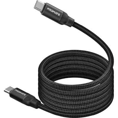 Дата кабель USB-C to USB-C springy.black Promate (springy.black) Вінниця