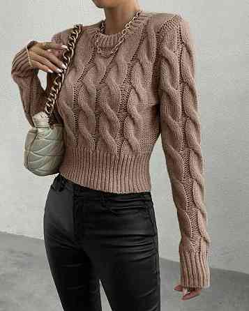 Женский базовый повседневный свитер акрил/шерсть Мокко Одесса