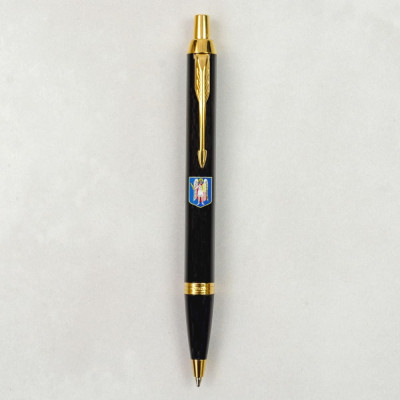 Ручка шариковая Parker IM 17 CITY Black GT BP Герб Киева (22032_C0010u) Винница - изображение 3