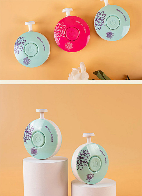 Дитячий тример Sindax для нігтів з 6 шліфувальними головками (Червоний) Николаев - изображение 7