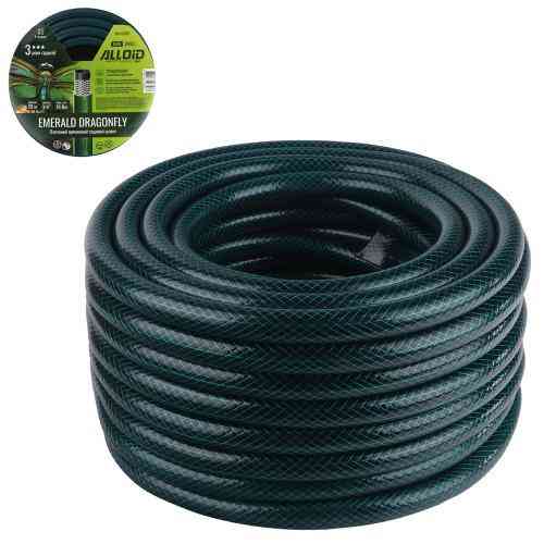 Шланг армований 3-х шаровий, "Emerald Dragonfly" 3/4" 20м. Alloid Base Одеса