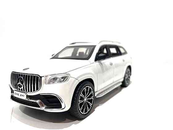 Машинка металева АвтоЕксперт Mercedes-Benz GLS 1:24 світло/звук Біла (GT-1076) Чернігів
