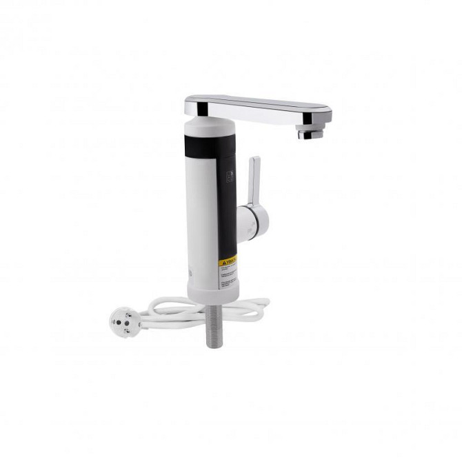 Проточний кран-водонагрівач кухонний для кухні Lidz Warm 061 LDWAR061WCR35431 White / Chrome Харків - фото 1