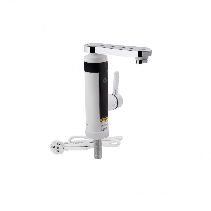 Проточный кран-водонагреватель кухонный для кухни Lidz Warm 061 LDWAR061WCR35431 White / Chrome Харьков - изображение 1