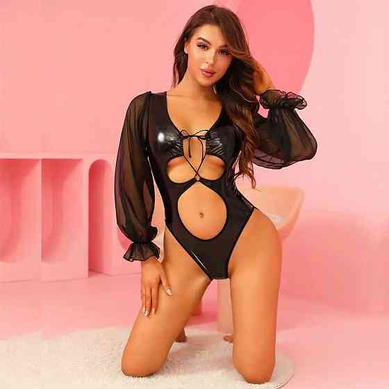 Боді JSY «Інтригувальна Жюстін» з мокрим ефектом One Size Sex Aura Київ