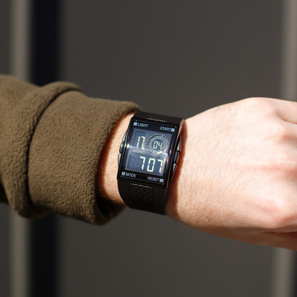 Годинник чоловічий тактичні наручні Skmei Jump Чорний Київ - фото 18