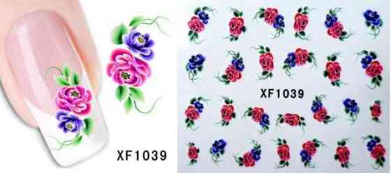 Наклейки для ногтей XF1039 Киев