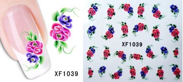 Наклейки для ногтей XF1039 Киев - изображение 2