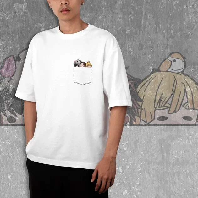 Футболка для підлітка хлопчика з принтом Клинок, рассекающий демонов Pocket Heroe140 Розмір 160 Anime10355 Дніпро - фото 3