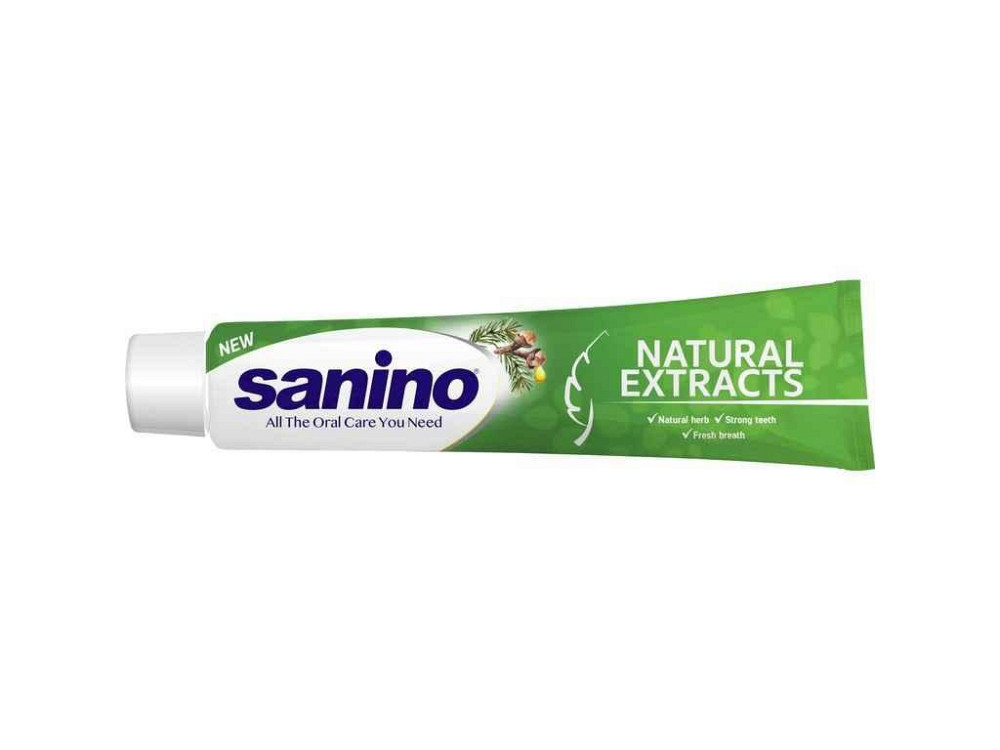 Зубная паста 50мл natural extracts с натур экст ТМ Sanino Киев - изображение 1