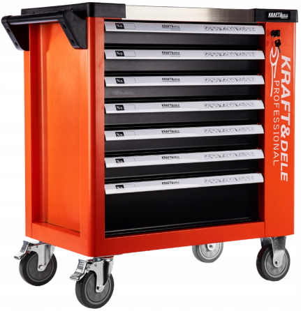 Візок для інструментів 7 ящиків 258 елемент Kraft&Dele (Польща) Київ