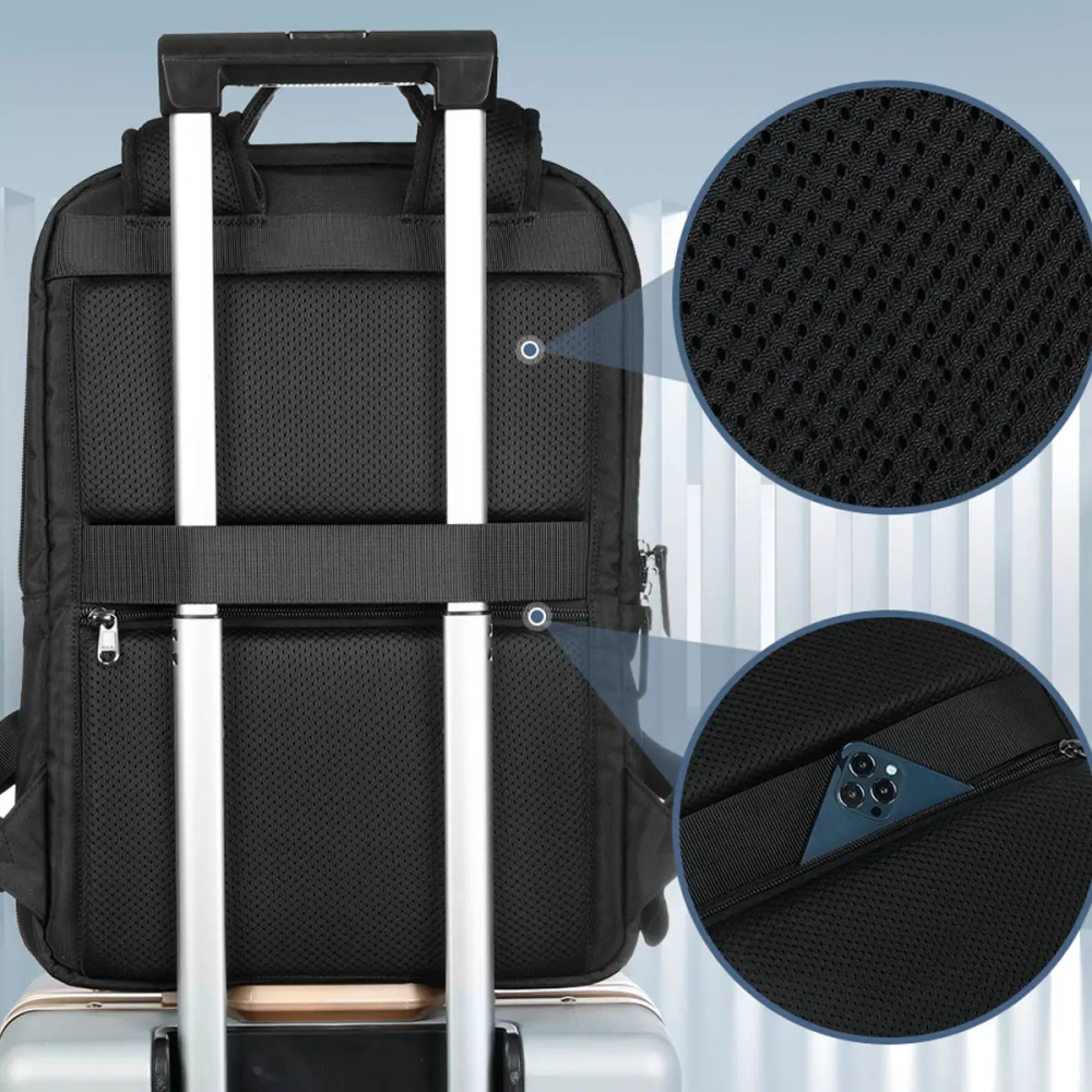 Рюкзак Tigernu T-B9121 17" Чорний Київ - фото 3