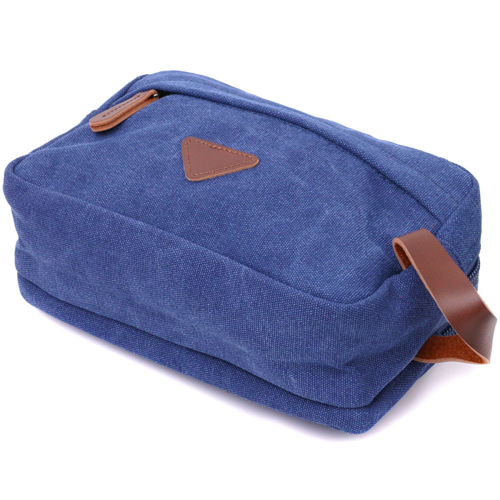 Удобная барсетка для мужчин на два отделения из качественного текстиля Vintage 22234 Синий Киев - изображение 5
