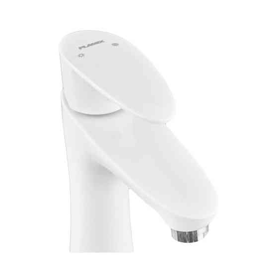 Смеситель для умывальника Plamix Cezar-001 White термопластиковый (без подвода) (PM0732) Черновцы