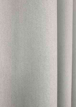 Двостороння шторна тканина блекаут з лляною фактурою, колекція “Scandi” колір димчасто-білий 1903ш Київ