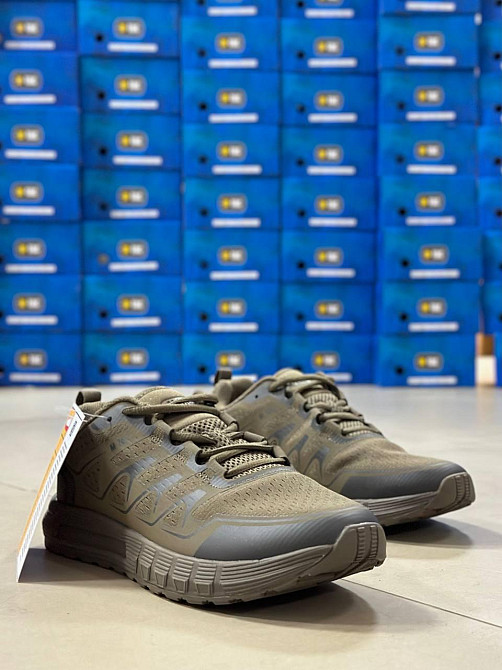 Чоловічі армійські кросівки M-TAC оливкові легкі літні тактичні кросівки для військових Львів - фото 2