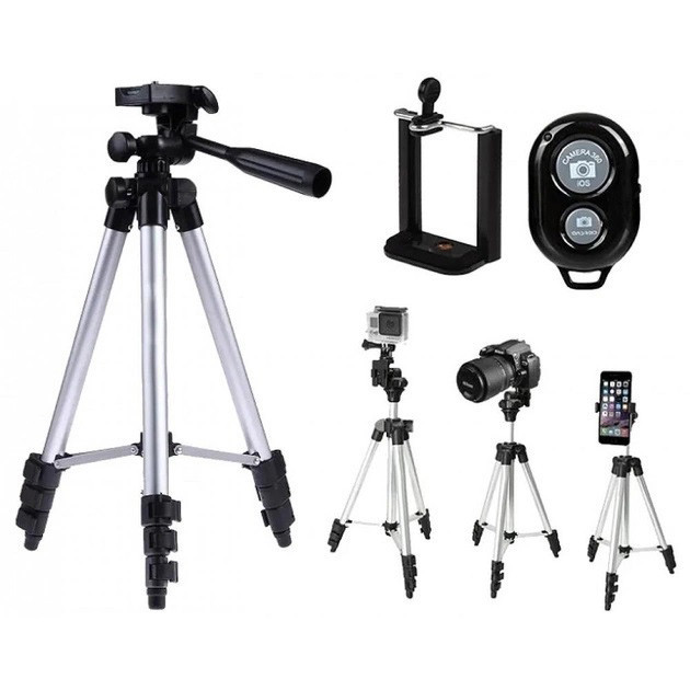 Штатив для телефона Tripod DK-3888, Штативи для фото зйомки, Тринога для фото, Штатив BO-132 тринога трипод Київ - фото 4