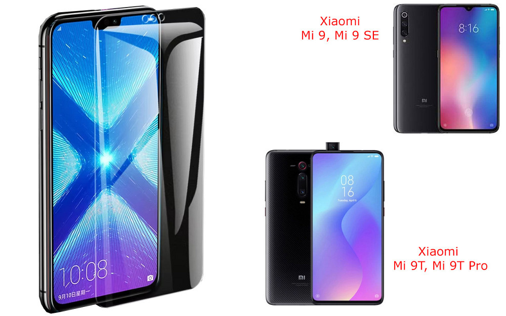 Защитное стекло NeoGlass для Xiaomi Mi 9, Mi 9 SE, Mi 9T, Mi 9T Pro – ультрапрозрачное и устойчивое Киев - изображение 2