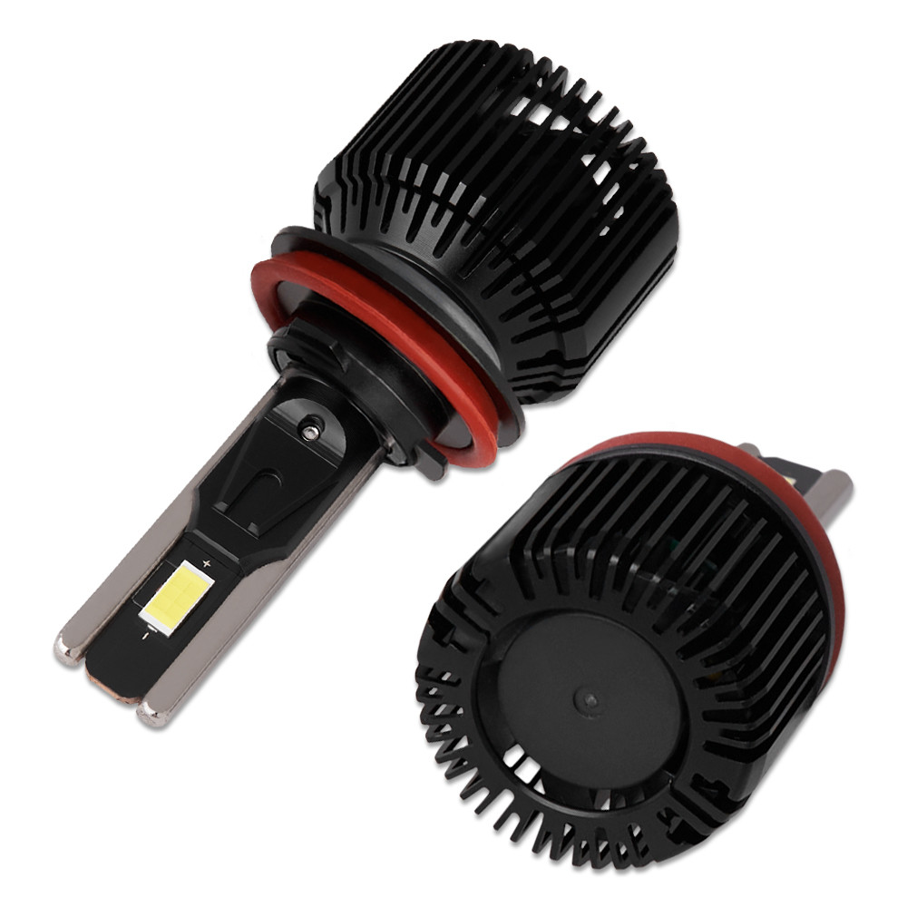 Автолампа Solar LED H8-H11-H16 12/24V 130W 11000Lm 6500K CSP3570 2шт Львов - изображение 6