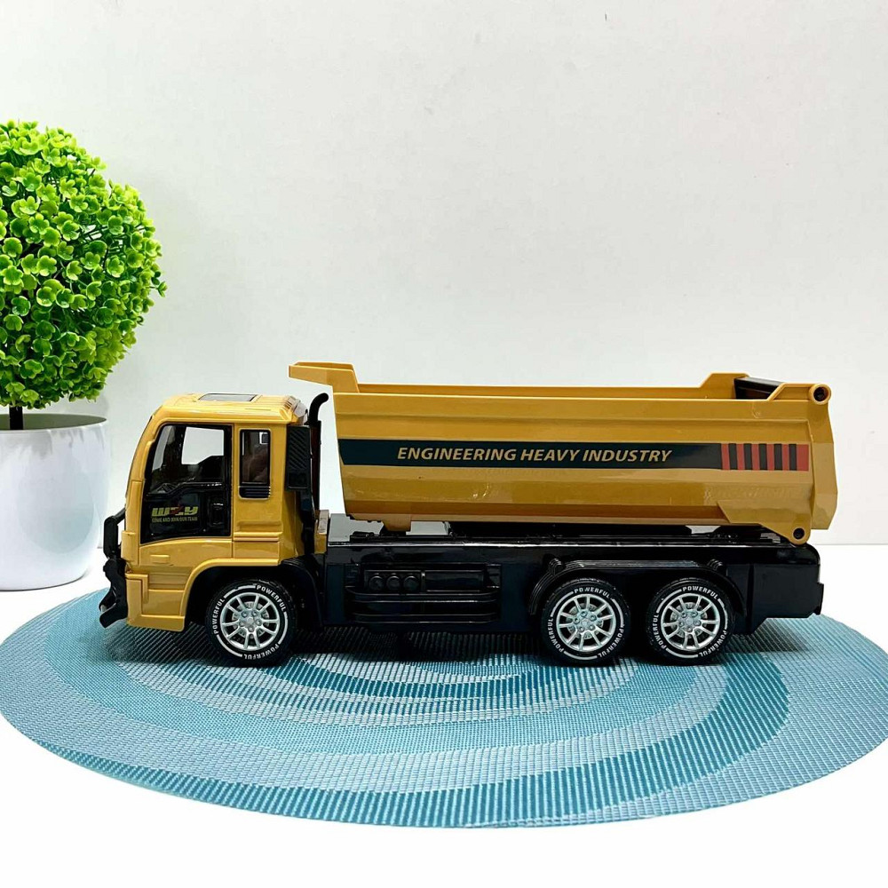 Машина самоскид на радіокеруванні світло фар 30 см Жовтий (690-A2) Чернігів - фото 2