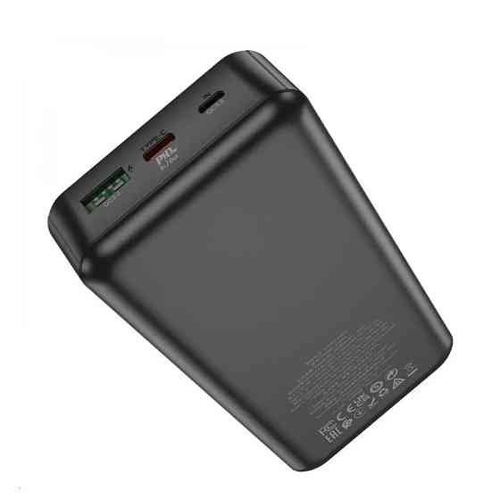 Павербанк 20000 mAh HOCO J102A PD 20W QC 3.0 швидка зарядка чорний power bank повербанк Одеса