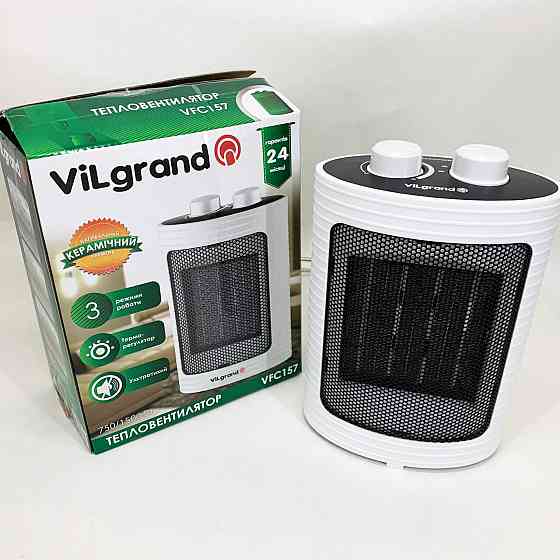 Портативний домашній тепловентилятор ViLgrand VFC157 1500Вт, Обігрівач для житлових приміщень VA-49 Львів