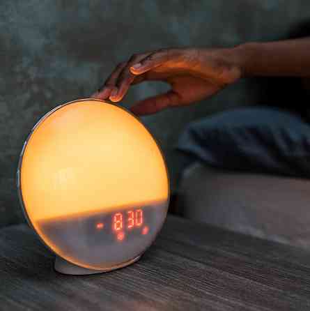 Нічник / світловий будильник Wake Up Light ALARM CLOCK (А клас) Луцьк