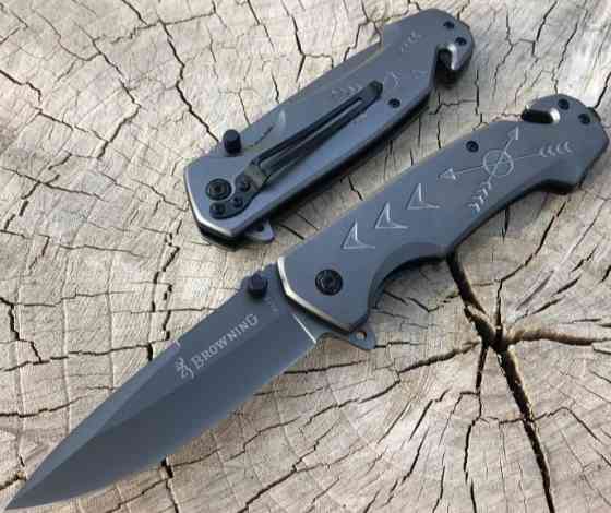 Нож складной : Browning выкидной туристический карманный нож Флиппер. Киев