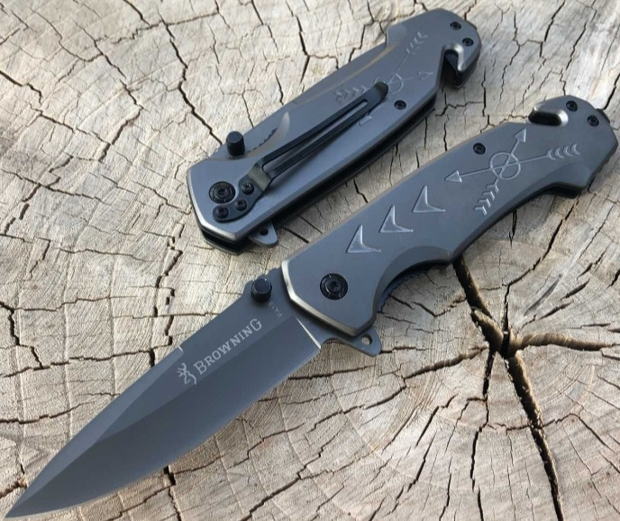 Нож складной : Browning выкидной туристический карманный нож Флиппер. Киев - изображение 1