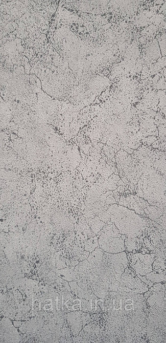 Шпалери вінілові на флізеліні Sintra Adria метрові під штукатурку структурні темно-сірі Київ - фото 2