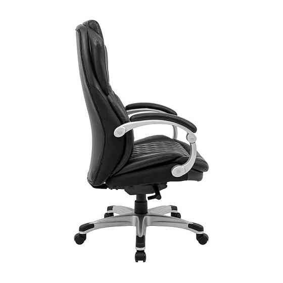 Офисное Кресло Руководителя Premio Relax SynchroMechanism Кожа-сплит Черный Киев
