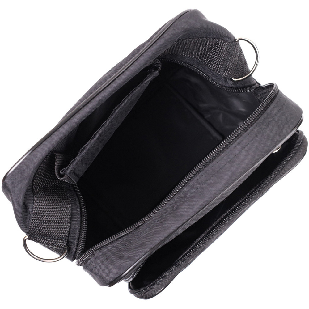 Сумка для чоловіків зі зручною ручкою з якісного поліестеру FABRA 22579 Чорний Київ - фото 10