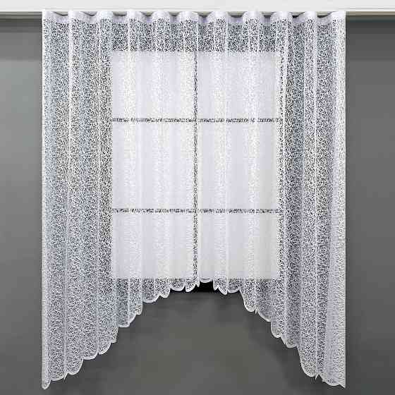 Кухонна арка VR-Textil № 000к жакард білий 310х185 см (51-260) Київ