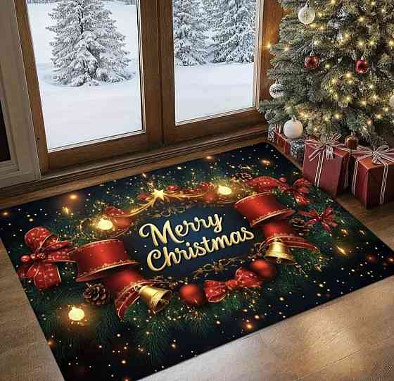 Килимок різдвяний з принтом 40х60 см Сміла