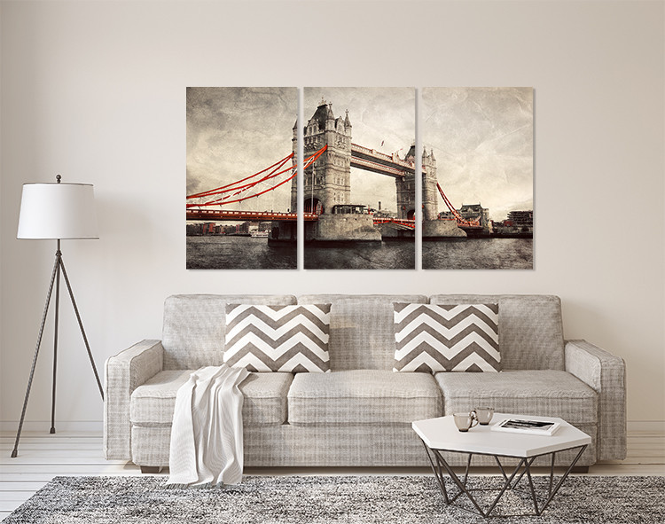 Модульна картина у вітальню/ спальню  Старий Лондон   ART-295_3A 100х150 см Київ - фото 2