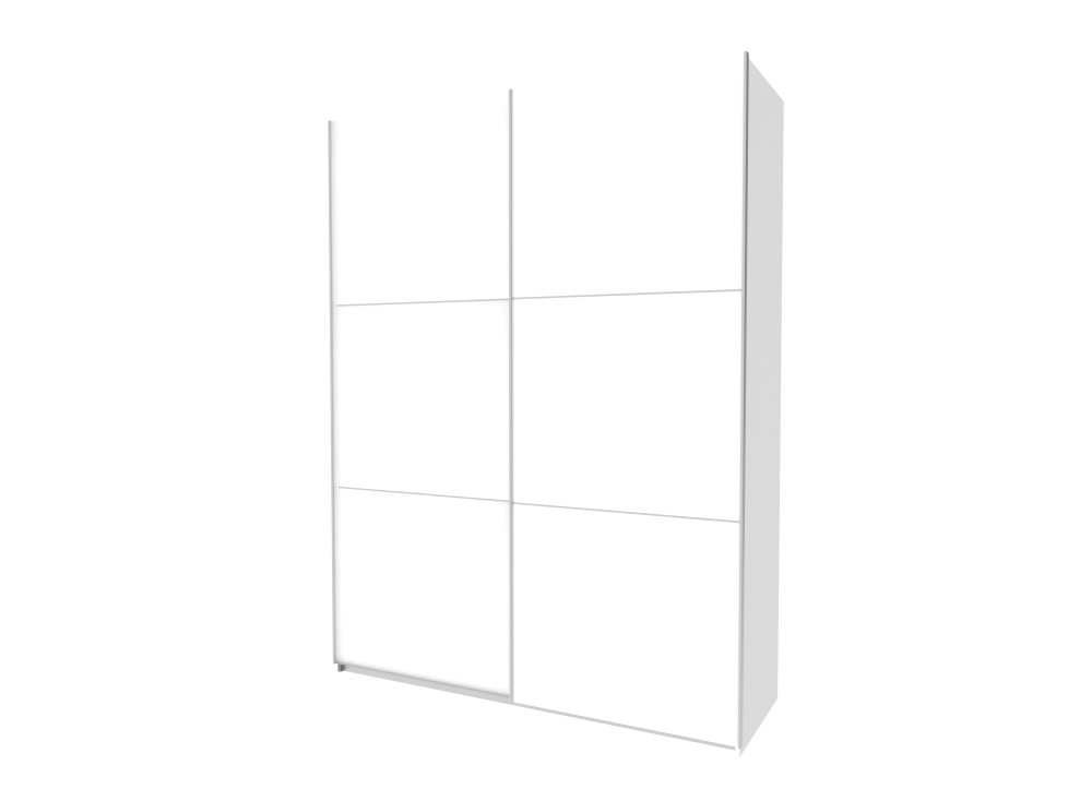 Шафа-купе двохдверна Doros G-Caiser 180х60х240 см Білий (DRS-011005) Дніпро - фото 3