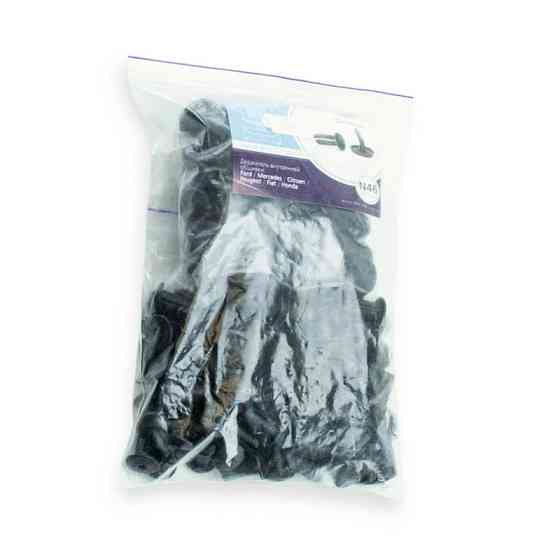 Кліпса обш Ford, Mers, Fiat, Honda (отв10дл.20шл20) чорний (100шт) SHEMI №46 Мукачево