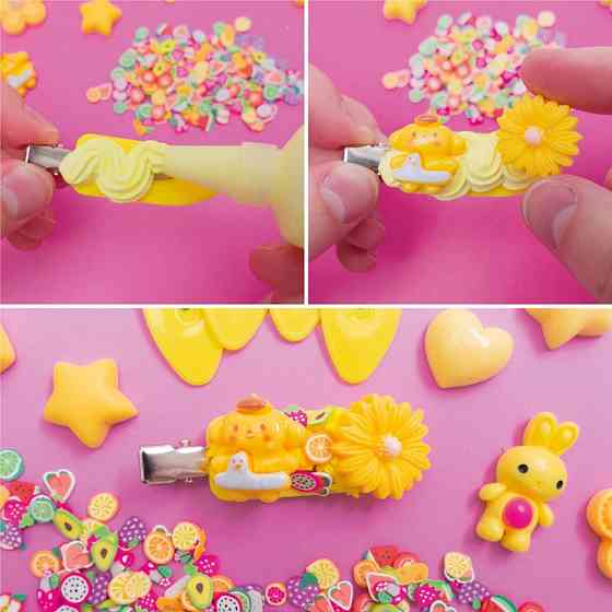 Дитячий набір для творчості "Заколки своїми руками" VT4600-02 жовтий Вінниця