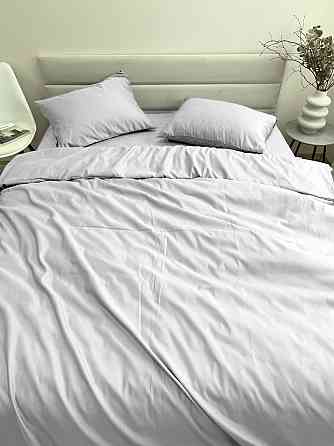 Ecotton Комплект постільної білизни Ecotton Євро 210х220 см однотонний світло-сірий Light grey Коломия