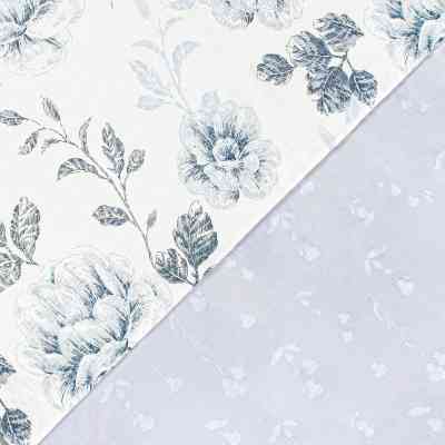 Постільна білизна Home Line Квітковий блюз Сатин Твіл євро (182995) Вінниця