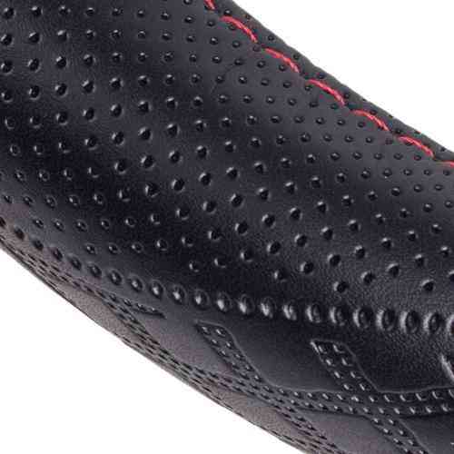 Чохол на кермо VLOD-L941 BK/RD M чорний, шкіра, один шов Харків